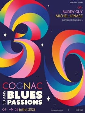 Affiche Cognac Blues Passions 2023