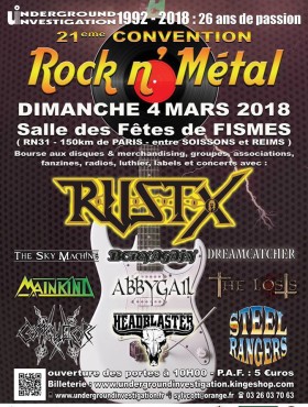 Affiche Convention Rock N'metal 2018