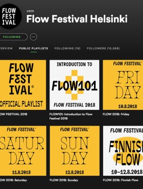 Affiche Flow Festival 2018