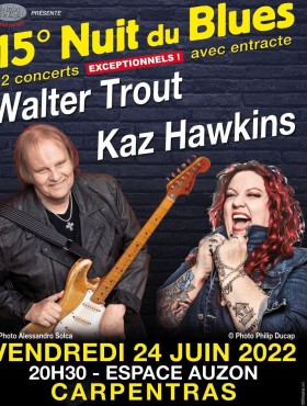 Affiche Nuit Du Blues De Carpentras  2023