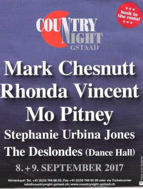 Affiche Country Night Gstaad 2017