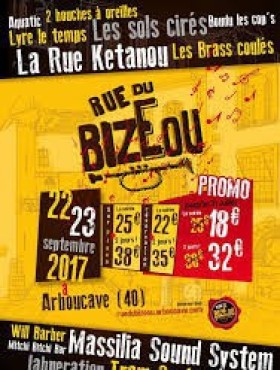 Affiche Festival Du Bizeou 2018