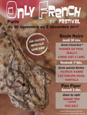 Affiche Only French Festival 2017