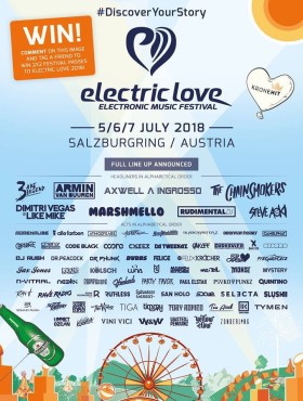 Affiche Electric Love Festival 2018