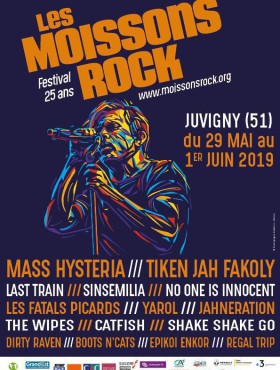 Affiche Festival Des Moissons Rock 2019