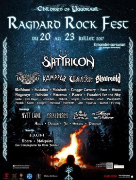 Affiche Ragnard Rock Festival (festival annulé) 2017