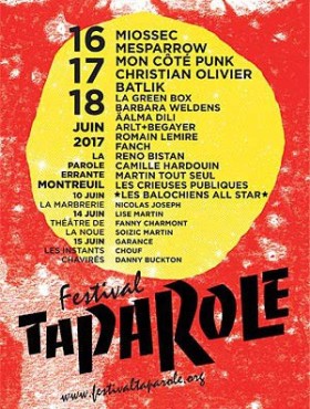 Affiche Festival Taparole 2017