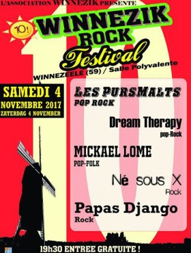 Affiche Winnezik Rock Festival 2017