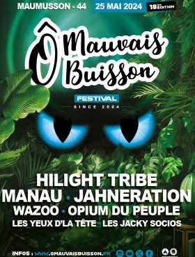 Affiche Festival Ô Mauvais Buisson 2023