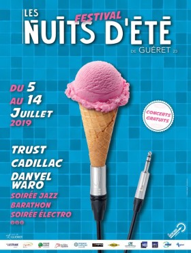 Affiche Festival Des Nuits D'été De Guéret 2019