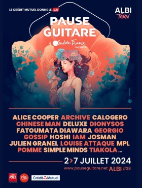 Affiche Festival Pause Guitare 2024