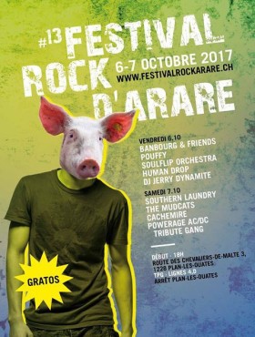 Affiche Festival Rock D'arare 2023