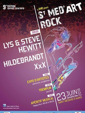 Affiche St Med'art Rock Festival 2018