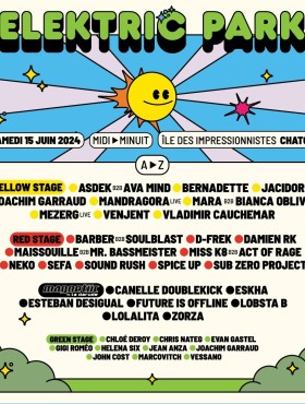 Affiche Elektric park ( ex Inox Park ) 2023