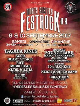 Affiche Festrock Morts Subites 2017