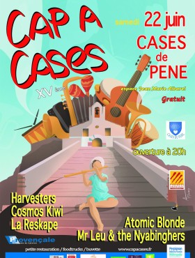 Affiche Festival Cap à Cases 2023