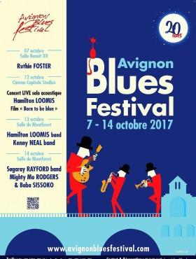 Affiche Avignon Blues Festival 2017