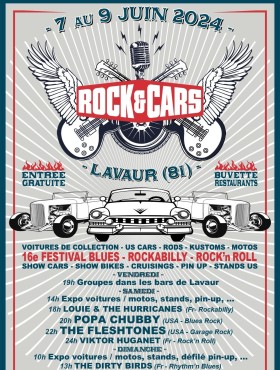 Affiche Rock & Cars 2023