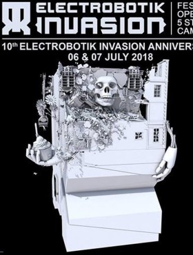 Affiche Electrobotik Invasion 2018