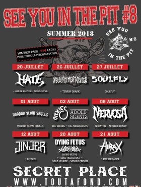 Affiche See You In The Pit 2018