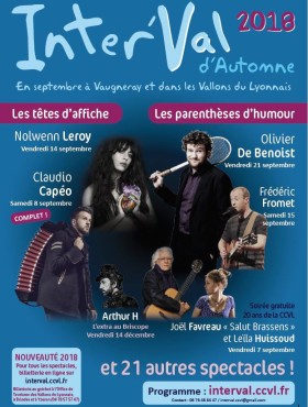 Affiche Inter'val D'automne 2018