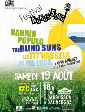 Affiche Festival Aubus'song 2017