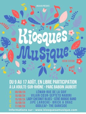 Affiche Festival Kiosques à Musique 2024