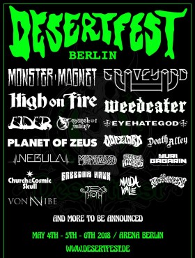 Affiche Desertfest 2018