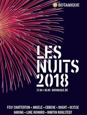 Affiche Les Nuits Botanique 2018