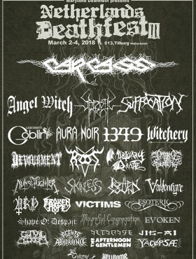 Affiche Netherlands Deathfest 2018