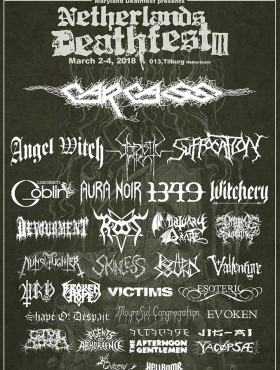 Affiche Netherlands Deathfest 2018