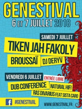 Affiche Genestival 2018