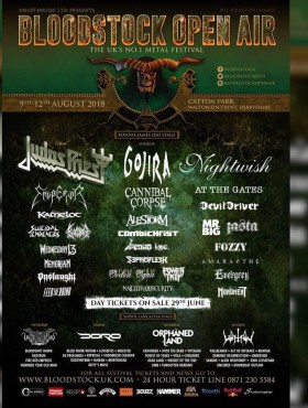 Affiche Bloodstock Openair 2018