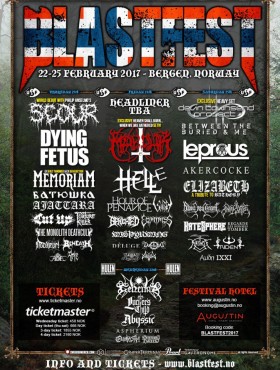 Affiche Blastfest FESTIVAL ANNULE 2017