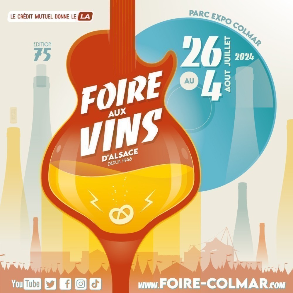 Foire Aux Vins D'alsace 2018 à Colmar (68) du 27 juillet Foire Aux Vins D'alsace 2018 à Colmar (68) du 27 juillet