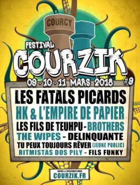 Affiche Courzik Festival 2018