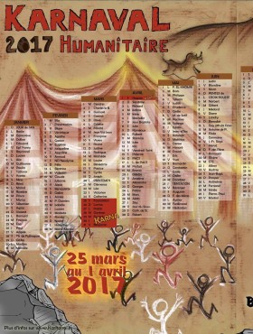 Affiche Karnaval Humanitaire 2018