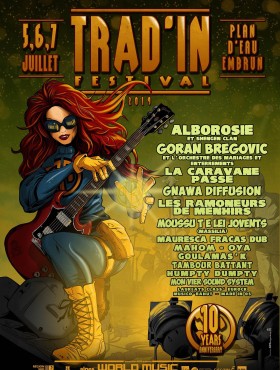 Affiche Trad'in Live Festival 2019