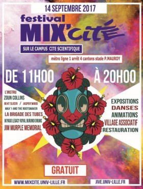 Affiche Festival Mix'cité 2017
