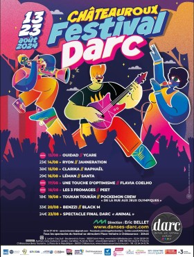 Affiche Festival Darc Chateauroux 2023