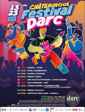 Affiche Festival Darc Chateauroux 2024