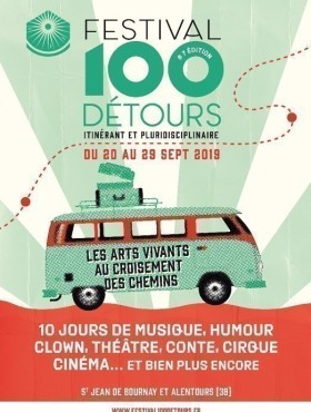 Affiche Festival 100 Détours 2019