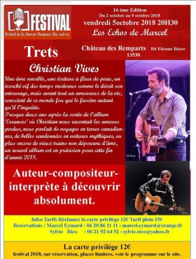 Affiche Festival De La Chanson Française à Aix 2018