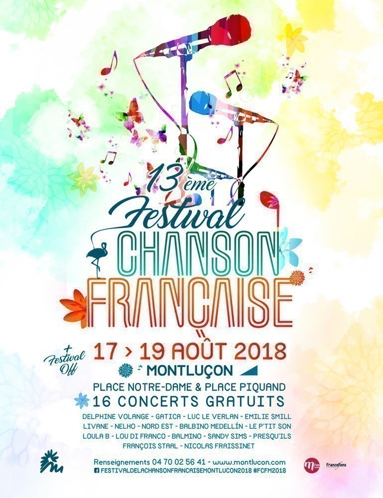 Festival De La Chanson Française à Montluçon 2018 à Montluçon (03