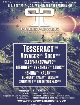 Affiche Progpower Europe 2017