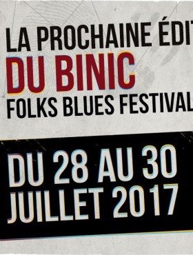 Affiche Binic Folks Blues Festival 2018