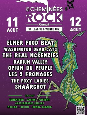 Affiche Festival Les Cheminées Du Rock 2023