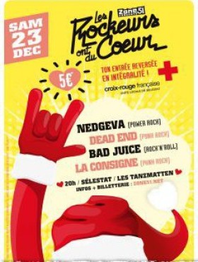 Affiche Les Rockeurs Ont Du Coeur Selestat 2017