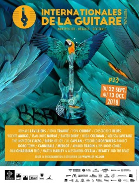 Affiche Les Internationales De La Guitare 2018