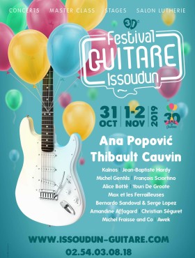 Affiche Festival  Guitare Issoudun 2019